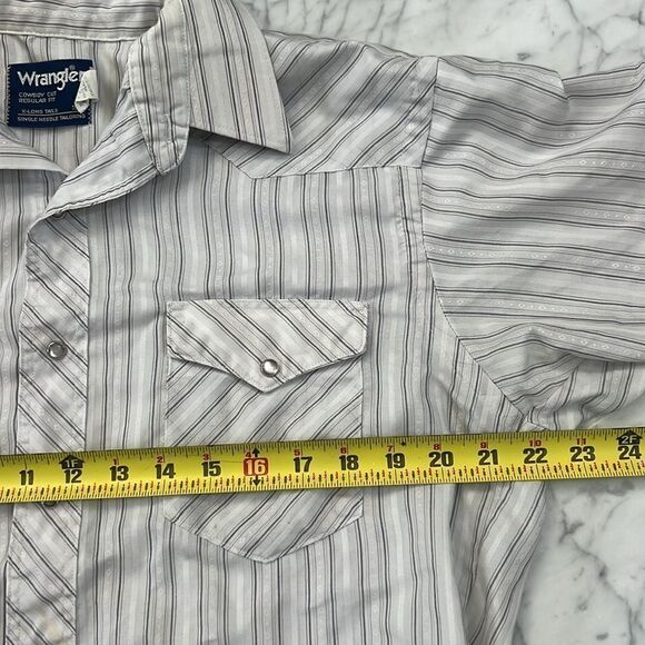 Vintage western Wrangler Button Down Shirt Sz 16 - Picture 3 of 7